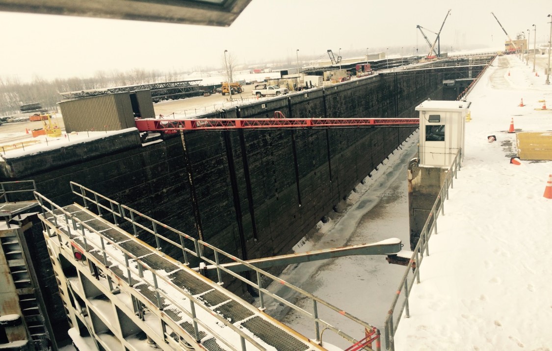 Snell Lock Massena New York USDOT St. Lawrence Seaway Corp