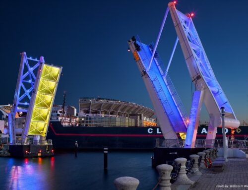 North Coast Harbor Pedestrian Bridge
