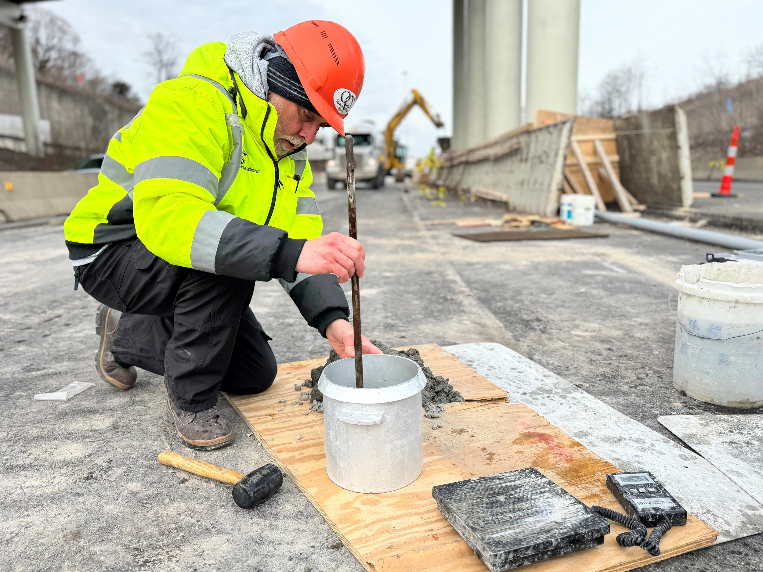 on site materials testing